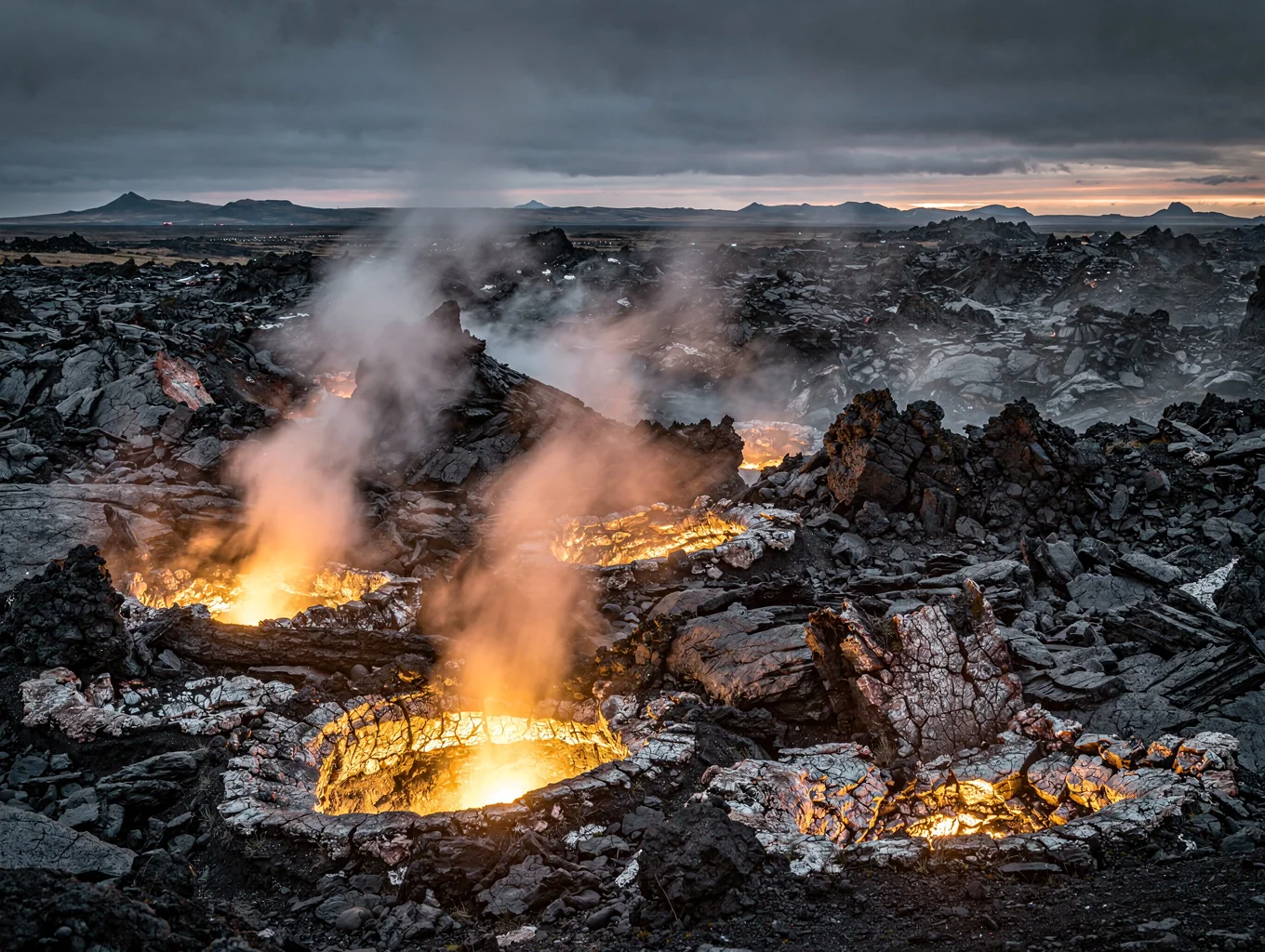 Obsidian Lava Fields