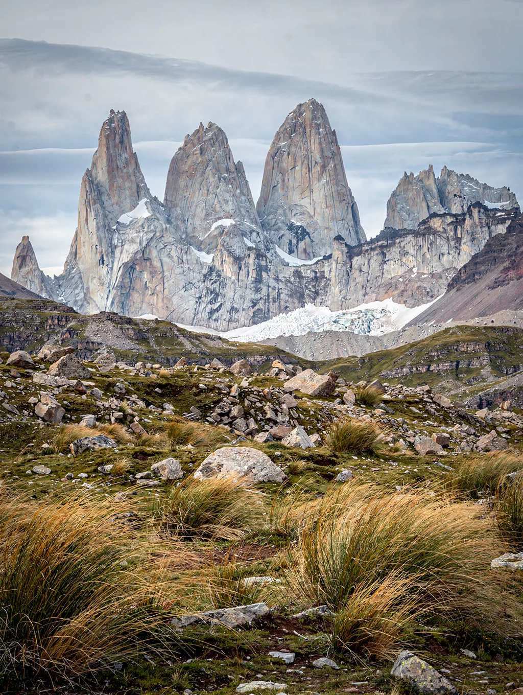 Patagonian granite spires at dawn